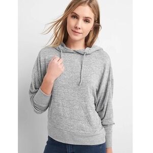 GAP Hoodie Pullover Dolman Sleeve Gray‎ Comfy Casual Top Size S